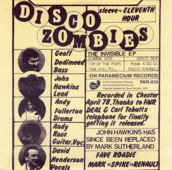The Disco Zombies - The Invisible E.P. | Paramecium Records (PAR-019) - 2 The Disco Zombies - The Invisible E.P. | Paramecium Records (PAR-019) - 2