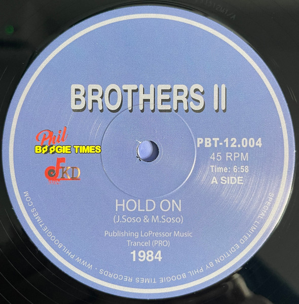Brothers II - Hold On | Phil Boogie Times (PBT-12.004) - 3