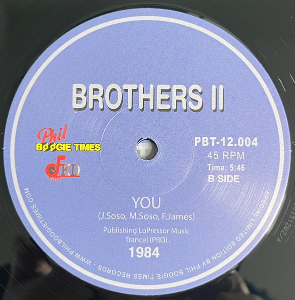 Brothers II - Hold On | Phil Boogie Times (PBT-12.004) - 4