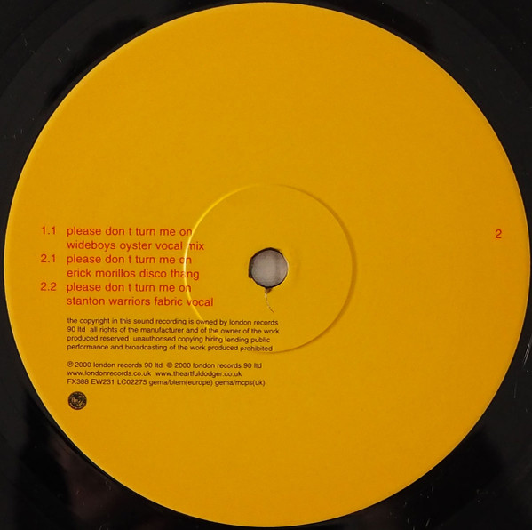 Artful Dodger Featuring Vocals By Lifford - Please Don't Turn Me On | FFRR (FX 388) - 2