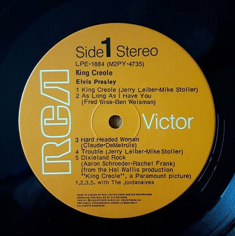 Elvis Presley - King Creole [Vinyl] | RCA Victor (LPE-1884(e)) - 4