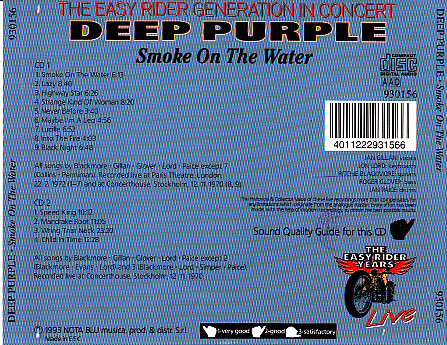 Deep Purple - Smoke On The Water | The Easy Rider Years Live (930156) - 2 Deep Purple - Smoke On The Water | The Easy Rider Years Live (930156) - 2