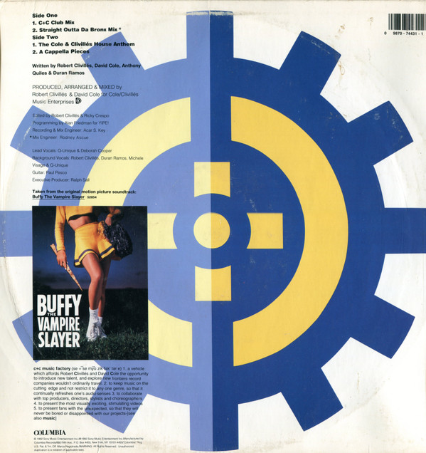 C + C Music Factory Featuring Q-Unique & Deborah Cooper - Keep It Comin' (Dance Till You Can't Dance No More!) | Columbia (44 74431) - 2