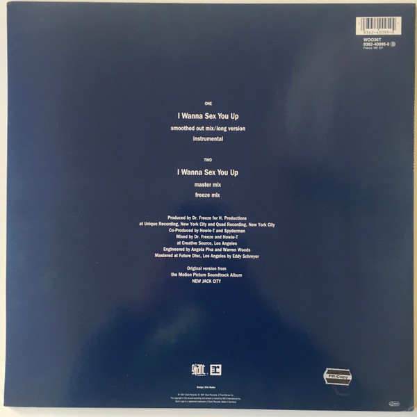 Color Me Badd - I Wanna Sex You Up | Giant Records (W0036T) - 2