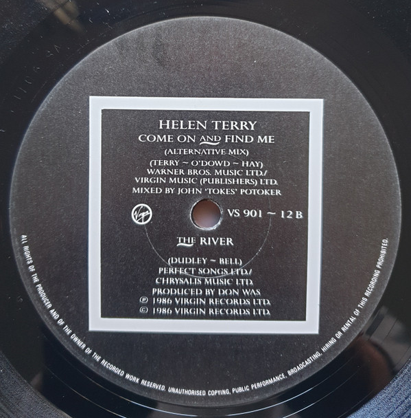 Helen Terry - Come On And Find Me | Virgin (VS  901-12) - 4