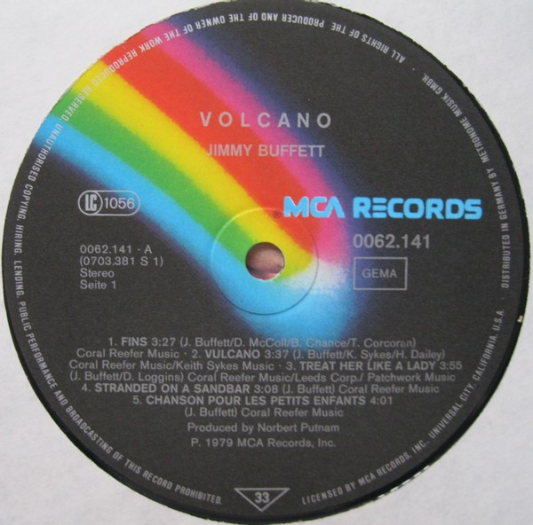 Jimmy Buffett - Volcano | MCA Records (0062.141) - 4 Jimmy Buffett - Volcano | MCA Records (0062.141) - 4