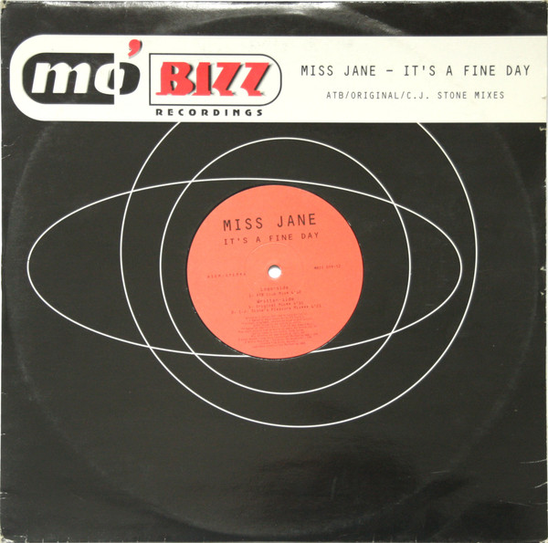 Miss Jane - It's A Fine Day | Mo'Bizz Recordings (MBZZ 019-12)