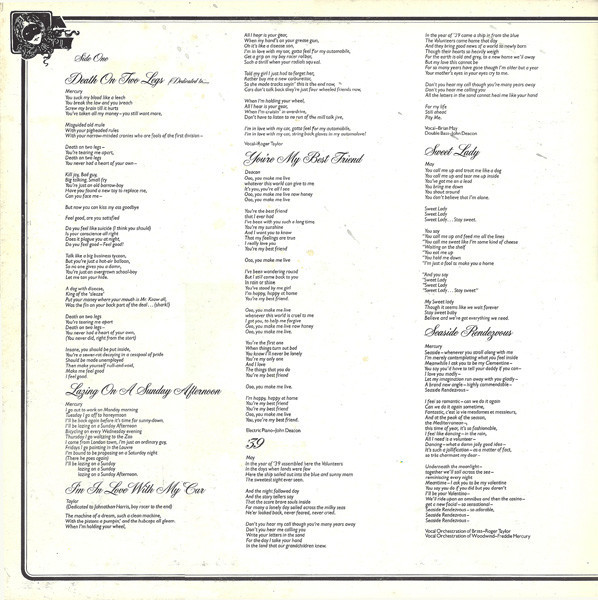 Queen - A Night At The Opera | EMI (3C 064-97176) - 3 Queen - A Night At The Opera | EMI (3C 064-97176) - 3