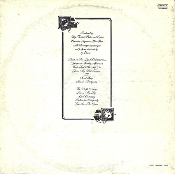 Queen - A Night At The Opera | EMI (3C 064-97176) - 2 Queen - A Night At The Opera | EMI (3C 064-97176) - 2