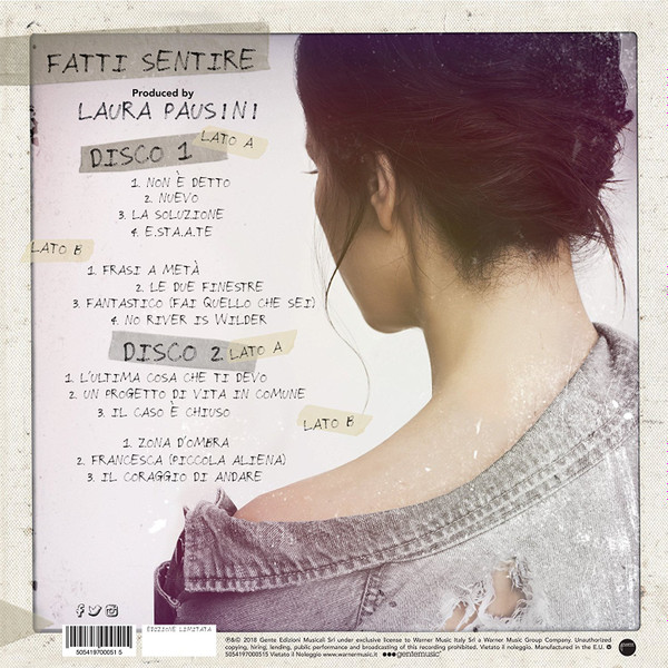 Laura Pausini - Fatti Sentire | Atlantic (5054197000515) - 2 Laura Pausini - Fatti Sentire | Atlantic (5054197000515) - 2