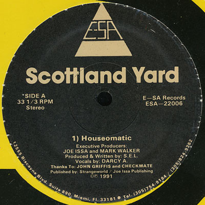 Scottland Yard - Houseomatic | E-SA Records (ESA-22006)