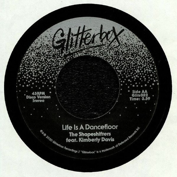 Shapeshifters Featuring Kimberly Davis - Second Chance / Life Is A Dancefloor | Glitterbox (GLITS052) - 2 Shapeshifters Featuring Kimberly Davis - Second Chance / Life Is A Dancefloor | Glitterbox (GLITS052) - 2