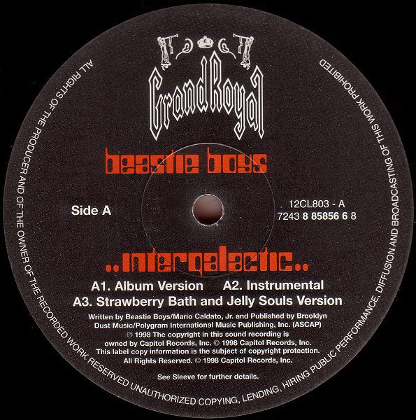 Beastie Boys - Intergalactic | Grand Royal (12CL803) - 3