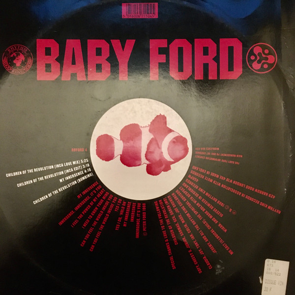 Baby Ford - Children Of The Revolution - Inca Love Remix Collection | Rhythm King (RBFORD 4) - 2 Baby Ford - Children Of The Revolution - Inca Love Remix Collection | Rhythm King (RBFORD 4) - 2