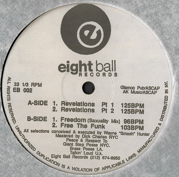 Jazz Not Jazz - Revelations | Eightball Records (EB 002)