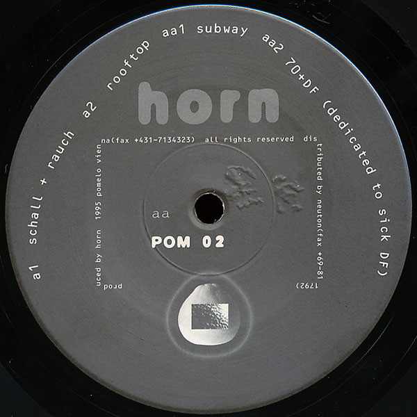 Horn - Schall + Rauch | Pomelo (POM 02)