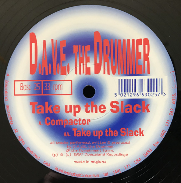 D.A.V.E. The Drummer - Take Up The Slack | Boscaland Recordings (Bosc 25) - main