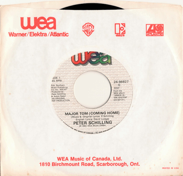 Peter Schilling - Major Tom (Coming Home) | WEA (24-96827) - 3