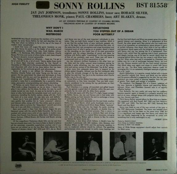 Sonny Rollins - Sonny Rollins Vol. 2 | Blue Note (BST 81558) - 2