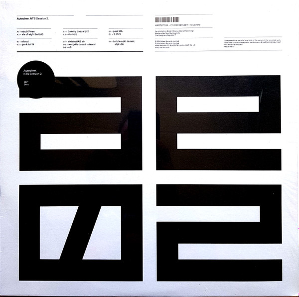 Autechre - NTS Session 2 | Warp Records (WARP 364-2) - main