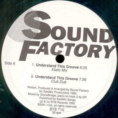 SoundFactory - Understand This Groove | BTB Records (BTB T10) - main SoundFactory - Understand This Groove | BTB Records (BTB T10) - main