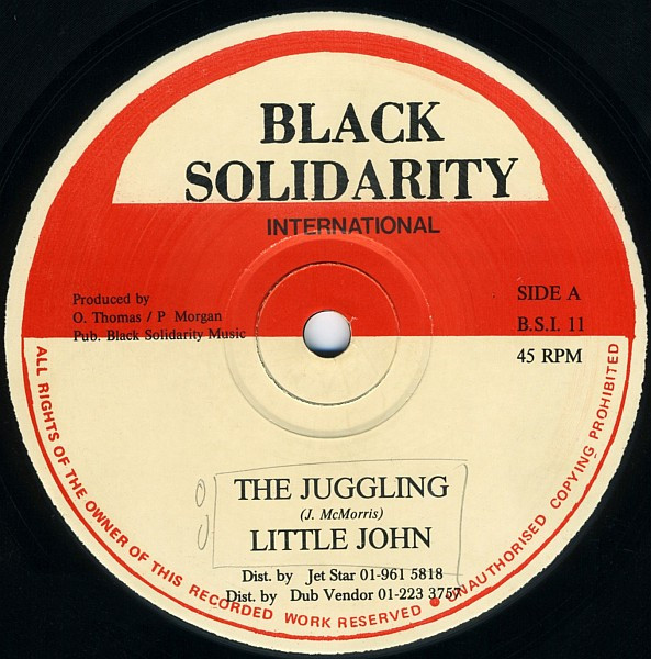 Little John / King Kong - The Juggling / Have Some Approach | Black Solidarity (BSI11)
