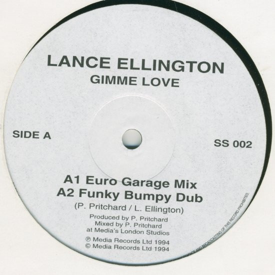 Lance Ellington - Gimme Love | Scorpio Scorpio Records (SS 002) Lance Ellington - Gimme Love | Scorpio Scorpio Records (SS 002)
