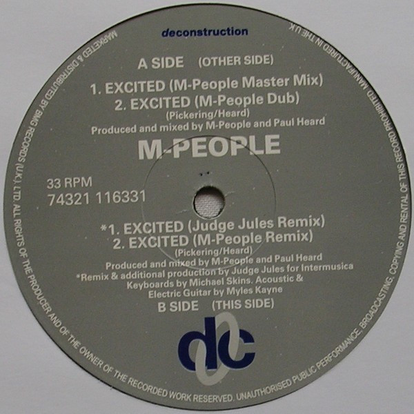M-People - Excited | Deconstruction (74321 11633 1) - 4