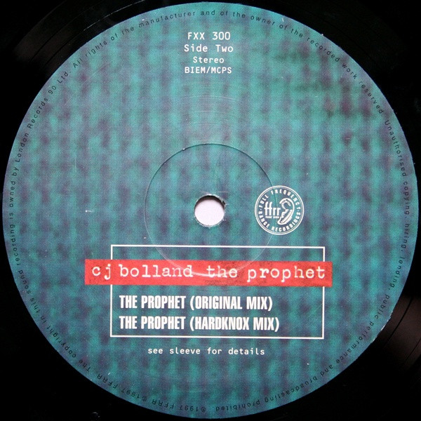 CJ Bolland - The Prophet | FFRR (FXX 300) - 4 CJ Bolland - The Prophet | FFRR (FXX 300) - 4