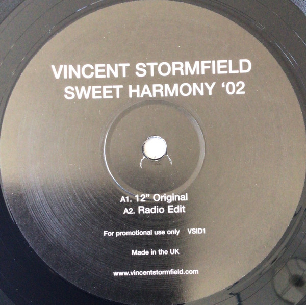 Vincent Stormfield - Sweet Harmony '02 | Not On Label (VSID1)