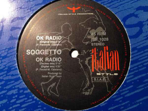 Soggetto - OK Radio | Italian Style Production (ISP 1028) - 3 Soggetto - OK Radio | Italian Style Production (ISP 1028) - 3