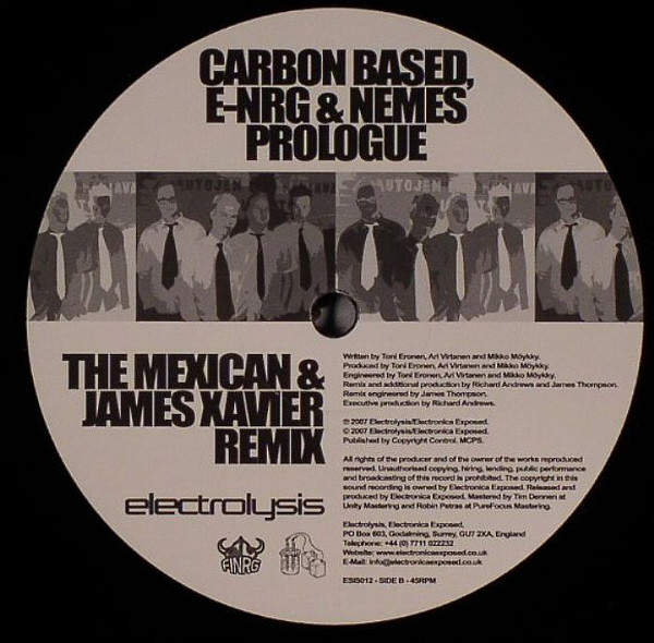 Traced & The Mexican vs. W.M.D. / Carbon Based , E-Nrg & Nemes - Got To Go / Prologue | Electrolysis Recordings (ESIS012) - 3