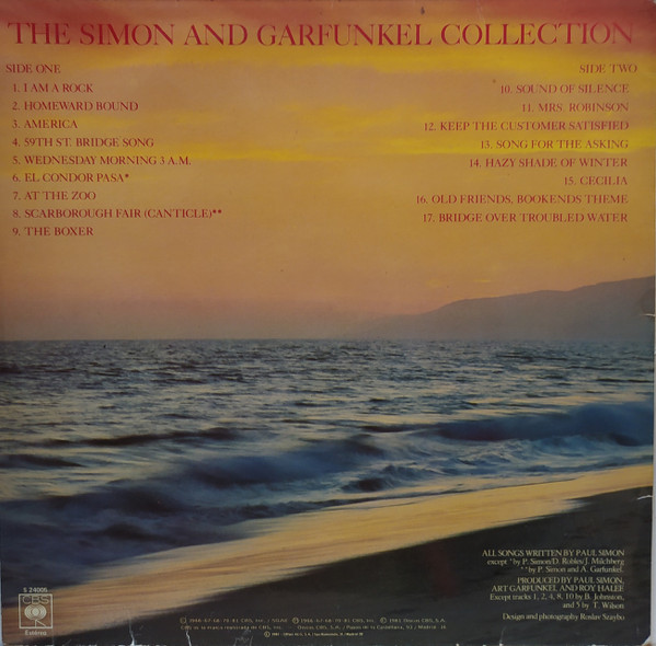 Simon & Garfunkel - The Simon And Garfunkel Collection / Todas Sus Obras Maestras | CBS (S 24005) - 2 Simon & Garfunkel - The Simon And Garfunkel Collection / Todas Sus Obras Maestras | CBS (S 24005) - 2