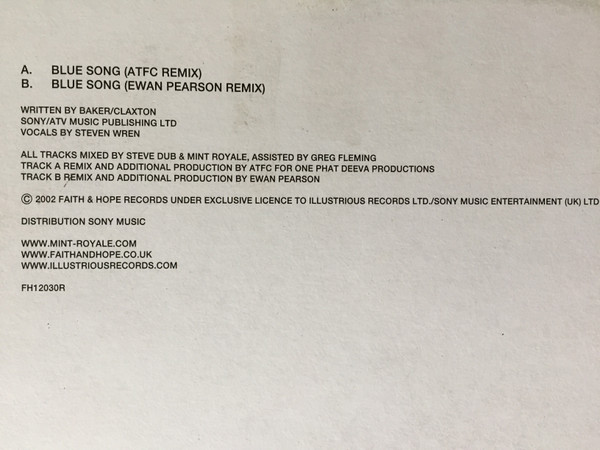 Mint Royale - Blue Song | Faith & Hope Records Limited (FH12030R) - 5