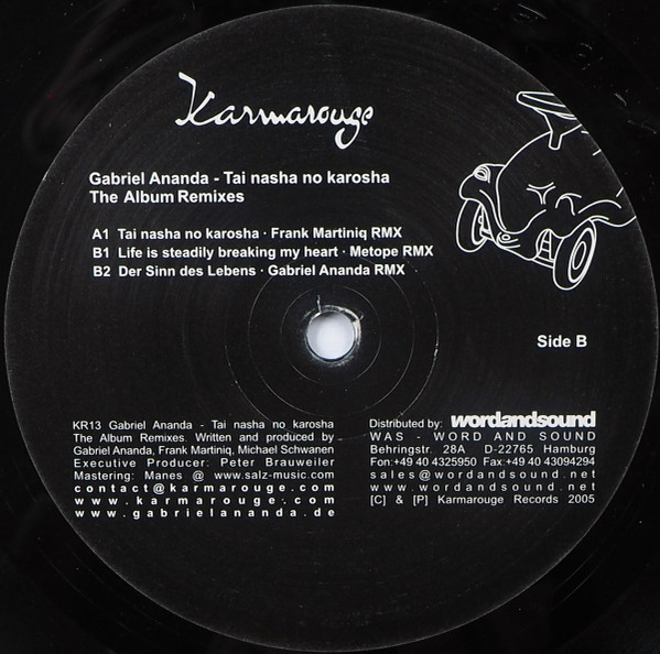 Gabriel Ananda - Tai Nasha No Karosha (The Album Remixes) | Karmarouge (KR13) - 3 Gabriel Ananda - Tai Nasha No Karosha (The Album Remixes) | Karmarouge (KR13) - 3