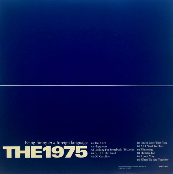 The 1975 - Being Funny In A Foreign Language | Dirty Hit (DH01242)