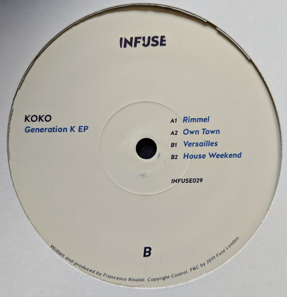 Koko - Generation K EP | Infuse (INFUSE029)
