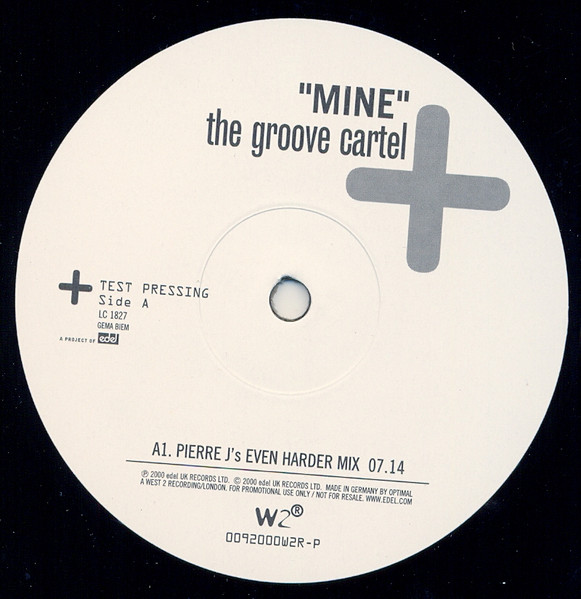 The Groove Cartel - Mine | West 2 Recordings (0092000W2R-P) - main