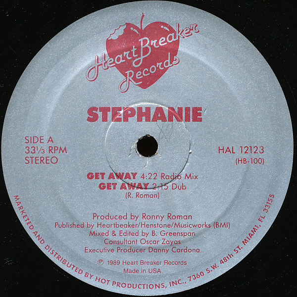 Stephanie - Get Away | Heart Breaker Records (HB-100)