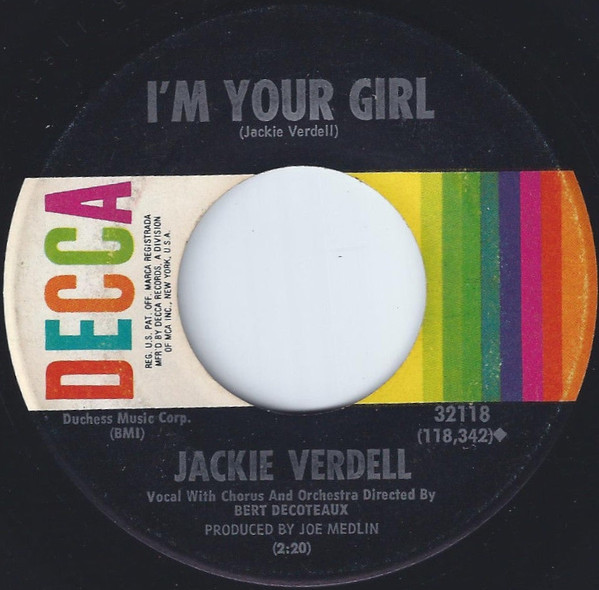 Jackie Verdell - Are You Ready For This | Decca (32118) - 4