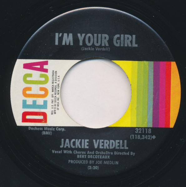 Jackie Verdell - Are You Ready For This | Decca (32118) - 2