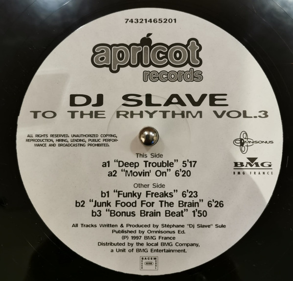 DJ Slave - To The Rhythm Vol:3 | Apricot Records (74321465201) - 2