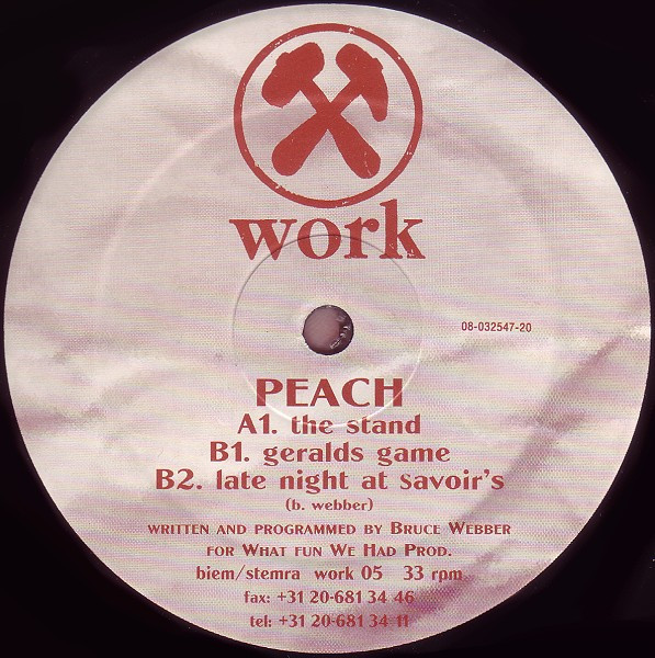 Peach - The Stand | Work Records (work 05) - main