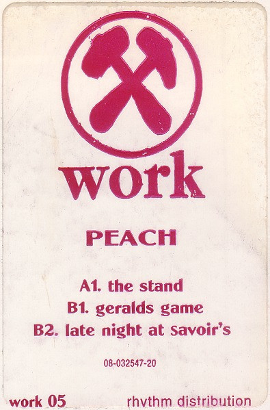 Peach - The Stand | Work Records (work 05) - 3