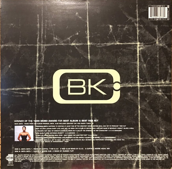 Beverley Knight - Sista Sista | Rhythm Series (12RHYTHM 26) - 2