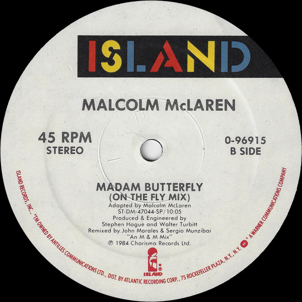 Malcolm McLaren - Madam Butterfly | Island Records (0-96915) - 4
