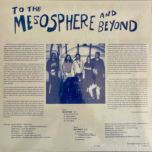 Misha Panfilov Septet - To the Mesosphere and Beyond | Fnr (FNR-250) - 2
