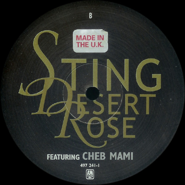 Sting - Desert Rose (Victor Calderone Mixes) | A&M Records (497 241-1) - 3