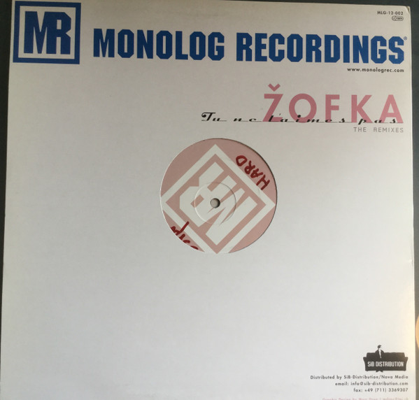 Zofka - Tu Ne L'Aimes Pas (Remixes) | Monolog Recordings (MLG-12-002) - 2
