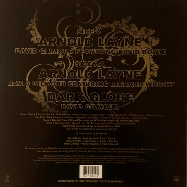 David Gilmour , David Bowie , Richard Wright - Arnold Layne | Columbia (88697 05025 1) - 2 David Gilmour , David Bowie , Richard Wright - Arnold Layne | Columbia (88697 05025 1) - 2